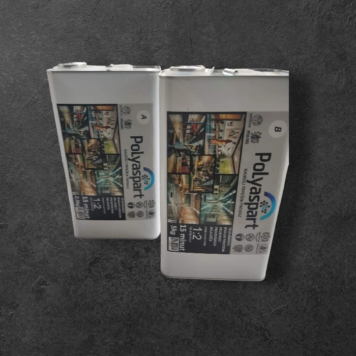 Polyaspart premaz 7,5kg za tla bež barva 1:2 15minut